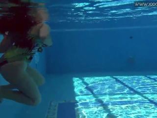 Diana Rius with smashing Bouncing Tits in the Pool: Free sex movie de