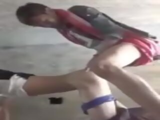 迷人 村 年轻 女 性交 在 狗交媾般, x 额定 电影 节目 d0