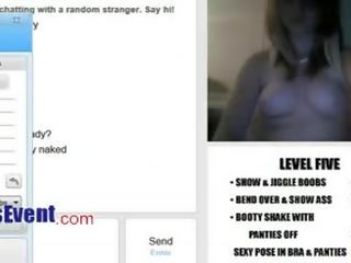 Camgirl Squeezing Her magnificent Boobies