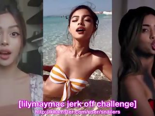 Lilymaymac smucitură de pe challenge, gratis smucitură de pe canal hd murdar video 4e