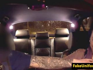 Public british enchantress cocksucking cop in car