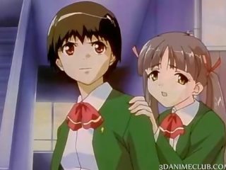 Awesome hentai cookie dreaming of her colleague