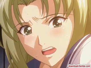 Blonde hentai sweetheart gets splendid banged movie