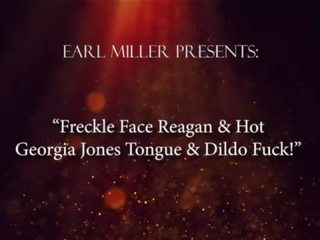 Freckle pasuryan reagan & splendid georgia jones ibu & dildo fuck&excl;