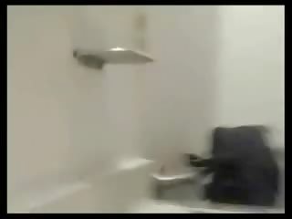 Ngiringan serving customer in restroom