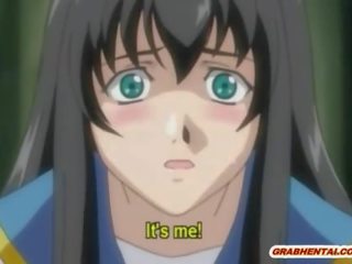Japanese coed anime gets fingering her ass