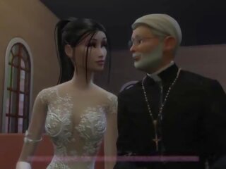 &lbrack;trailer&rsqb; jeune mariée appréciant la dernier journées avant obtention married&period; sexe vidéo avec la prêtre avant la ceremony - vilain betrayal