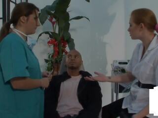 CFNM Babes Jerk Tiny Black putz at the Dentist: HD dirty video 21