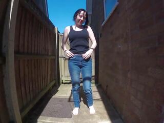 Skinny Step Mom is Undressing Outdoors, X rated movie clip 24