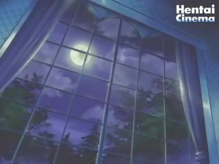 Sommeil hentaï brunette obtient baisée par quatre passionné hentaï