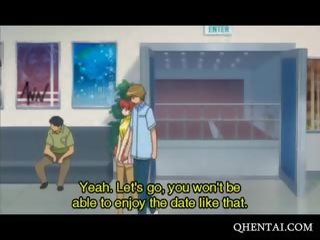 Hentai remaja mempunyai x rated filem dalam awam tandas