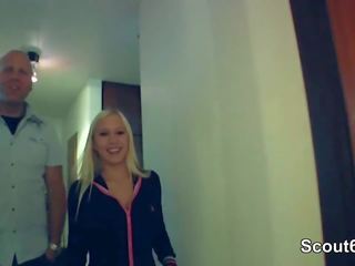 German rumaja in real fake casting for dhuwit in berlin