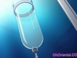 Extraordinary 작은 매우 기쁜 간호사 점점 묶여 올라