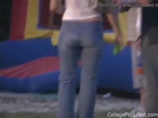 Teen street girl fucked deep from behind
