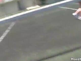 Hazing on the tennis court
