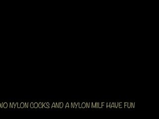 Dva nylon kohouty a a nylon máma jsem rád šoustat mít zábava mp4: volný pohlaví video 44