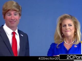 도널드 drumpf shuts 올라 hillary 클레이튼 (cherie deville) 와 그의 찌르기