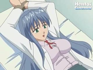 Anime saglyk person plays with one of his patients
