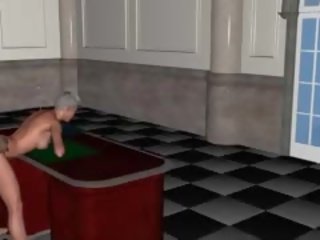 Animated Babes Sharing Huge Black