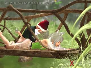 Marvelous adult movie edan gnome has hard x rated clip with a desirable fairy outdoors