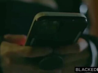 Blackedraw e imët bjonde divinity merr i mbushur lart nga i madh bbc