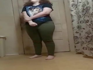 BBW Stripping for First Time on Cam, Free x rated film 3c
