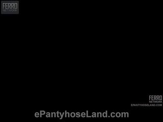 Mescolare di calza adulti clip video da epantyhose terra