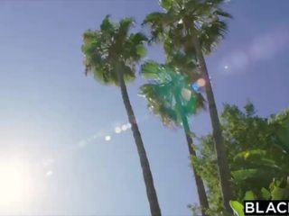 BLACKED glorious redhead Jane has randy poolside dirty movie
