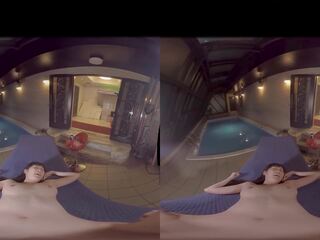 Japanese feature Lets Your Little fellow Take a Swim in the Pool Between Her Legs