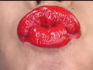 Testing lipstick's endurance, feelings experiment
