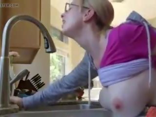 Beautiful Bigtits MILF Boltonwife Kitchen Doggystyle.