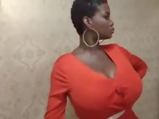 Afrikaly cookie with massive süýji emjekler, mugt kirli film mov 37
