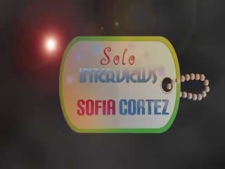 SoloInterviews Dildo masturbation Sofia Cortez small tits brunette cutie