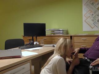 Loan4k Teen young woman Undresses in Loan Office for Necessary Check