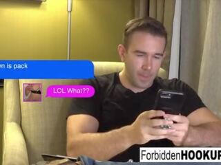Concupiscent guy fucks his wife's