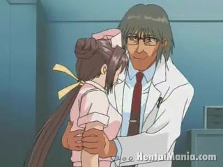 Atletico anime infermiera ottenere grande brocche preso in giro e bagnato crepa humped da il arrapato specialista