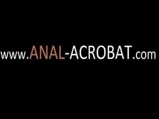 Ektrim lezbiýanka göte sikişmek acrobats dildoing