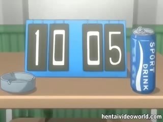 Dessin animé bj à partir de fille avec grand melons
