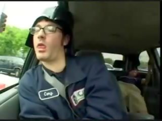 Blondinke dobi zajebal s a nerd v na kombi