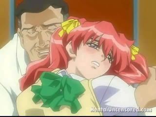 Fiery redheaded anime sikiş movie minx having künti bumped by the big snake in hajathana