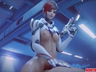 Overwatch netīras filma kompilācija ar dva un widowmaker: netīras saspraude 64