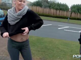 Chesty adult Bree Pissing in Public, HD x rated film e8