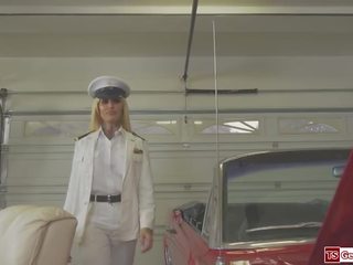 Hot uniformed tgadis nadia love is rimmed and barebacks boy