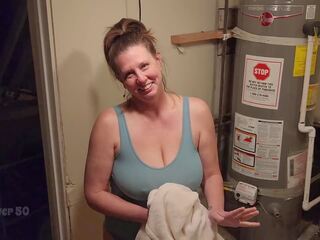 A lonely betje eje seduces a young man who rents her podwal apartment the landlady part one