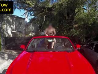 Amateur divinity doggystyled von abschleppen lkw treiber: kostenlos xxx klammer 40