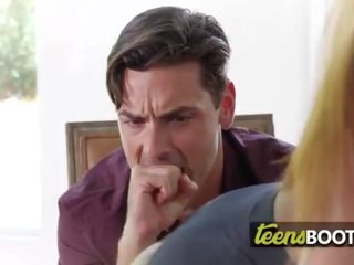 Sarah seduces lascivious boss into banging her cunt deep and hard