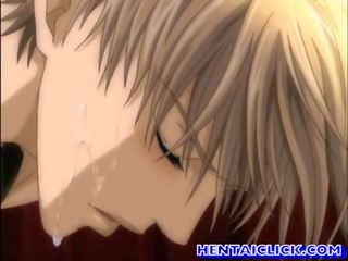 Tied up hentai gay having dirty video clip hardcore action