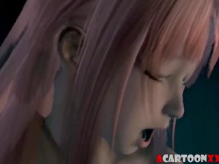 3D Teen Sluts Having sex video mov with Big johnson Demons: Free adult movie 0b
