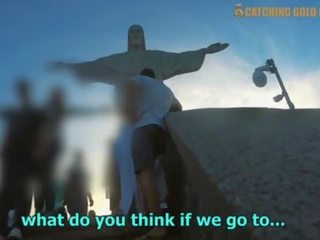 Sensationell sex video mit ein brasilianisch nutte aufheben nach oben aus christ die redeemer im rio de janeiro