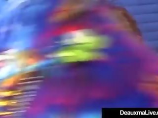 거유 성인 쿠거 deauxma 엿 에 바보 로 삼 검정.